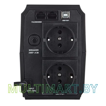 Источник бесперебойного питания Kiper Power C650 USB (650VA/360W) картинка 3